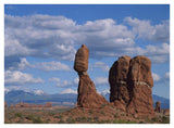 Balanced Rock Under Cloudy Skies, Arches National Park, Utah-Paper Art-42,,X32,,
