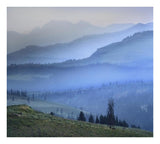 Mist Over Absaroka Range, Yellowstone National Park, Wyoming-Paper Art-24,,X21.58,,