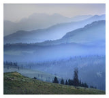 Mist Over Absaroka Range, Yellowstone National Park, Wyoming-Paper Art-32,,X28.7,,