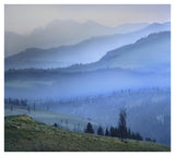 Mist Over Absaroka Range, Yellowstone National Park, Wyoming-Paper Art-42,,X37.6,,