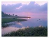 Marsh At Sunrise Over Eagle Bay, St Joseph Peninsula, Florida-Paper Art-34,,X26,,