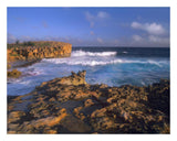 Pacific Ocean Waves And Cliffs At Keoneloa Bay, Kauai, Hawaii-Paper Art-26,,X20,,