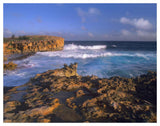 Pacific Ocean Waves And Cliffs At Keoneloa Bay, Kauai, Hawaii-Paper Art-50,,X38,,
