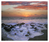 Coast At Sunset, Blowing Rocks Beach, Jupiter Island, Florida-Paper Art-38,,X32.96,,