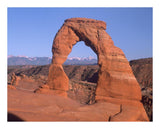 Delicate Arch And La Sal Mountains, Arches National Park, Utah-Paper Art-22,,X18,,
