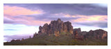 Panoramic View Of The Superstition Mountains At Sunset, Arizona-Paper Art-32,,X14,,