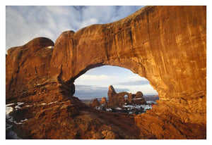 Turret Arch Through North Window Arch, Arches National Park, Utah-Paper Art-20,,X14,,
