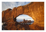 Turret Arch Through North Window Arch, Arches National Park, Utah-Paper Art-26,,X18,,