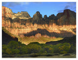 Towers Of The Virgin With Cloud Shadows, Zion National Park, Utah-Paper Art-42,,X32,,