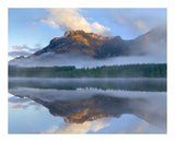 Morning Light On Mt Kidd As Seen From Wedge Pond, Alberta, Canada-Paper Art-22,,X18,,