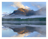 Morning Light On Mt Kidd As Seen From Wedge Pond, Alberta, Canada-Paper Art-26,,X22,,