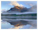Morning Light On Mt Kidd As Seen From Wedge Pond, Alberta, Canada-Paper Art-37,,X30,,