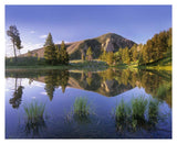 Bunsen Peak Reflected In Lake, Yellowstone National Park, Wyoming-Paper Art-37,,X30,,