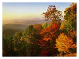Blue Ridge Mountains From Bluff Mountain Overlook, North Carolina-Paper Art-34,,X26,,