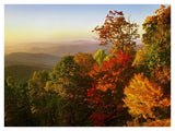 Blue Ridge Mountains From Bluff Mountain Overlook, North Carolina-Paper Art-42,,X32,,