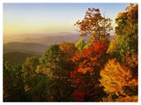 Blue Ridge Mountains From Bluff Mountain Overlook, North Carolina-Paper Art-50,,X38,,