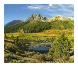 Pond And Green Mountain, Green Mountain National Forest, Colorado-Paper Art-18,,X15.28,,