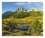 Pond And Green Mountain, Green Mountain National Forest, Colorado-Paper Art-24,,X20.26,,