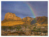Rainbow Near El Capitan, Guadalupe Mountains National Park, Texas-Paper Art-42,,X32,,
