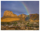 Rainbow Near El Capitan, Guadalupe Mountains National Park, Texas-Paper Art-50,,X38,,