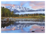 Grand Tetons Reflected In Lake, Grand Teton National Park, Wyoming-Paper Art-42,,X32,,