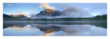 Panoramic View Of Mt Kidd As Seen From Wedge Pond, Alberta, Canada-Paper Art-38,,X14,,