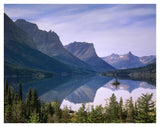 Wild Goose Island In St Mary'S Lake, Glacier National Park, Montana-Paper Art-42,,X32,,