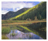 Pond And Mountains, Maroon Bells-Snowmass Wilderness Area, Colorado-Paper Art-32,,X26.9,,