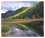 Pond And Mountains, Maroon Bells-Snowmass Wilderness Area, Colorado-Paper Art-38,,X31.88,,