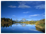 Mt Moran Reflected In Oxbow Bend, Grand Teton National Park, Wyoming-Paper Art-50,,X38,,