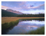 Dolomite Peak And Bow River Backwaters, Banff National Park, Alberta-Paper Art-34,,X26,,