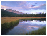 Dolomite Peak And Bow River Backwaters, Banff National Park, Alberta-Paper Art-50,,X38,,