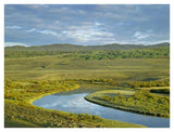 Cloudy Skies Over Green River, Bridger-Teton National Forest, Wyoming-Paper Art-42,,X32,,