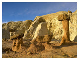 Toadstool Caprocks, Grand Staircase, Escalante National Monument, Utah-Paper Art-34,,X26,,