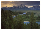 Teton Range At Snake River Overlook, Grand Teton National Park, Wyoming-Paper Art-50,,X38,,