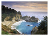 Mcway Cove And Mcway Falls, Julia Pfieffer-Burns State Park, California-Paper Art-34,,X26,,