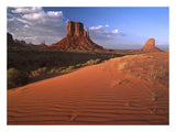 Sand Dunes And The Mittens, Monument Valley Navajo Tribal Park, Arizona-Paper Art-26,,X20,,