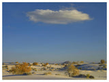 Cloud Over White Sands National Monument, Chihuahuan Desert, New Mexico-Paper Art-50,,X38,,
