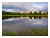 Mountains In The Weminuche Wilderness Reflected In Molas Lake, Colorado-Paper Art-26,,X20,,