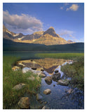 Mount Chephren And Waterfowl Lake, Banff National Park, Alberta, Canada-Paper Art-32,,X42,,
