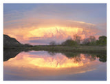 Storm Clouds And South Llano River, South Llano River State Park, Texas-Paper Art-18,,X14,,