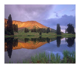 Mount Baldy At Sunset Reflected In Lake Along Paradise Divide, Colorado-Paper Art-18,,X15.28,,