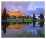 Mount Baldy At Sunset Reflected In Lake Along Paradise Divide, Colorado-Paper Art-32,,X26.9,,