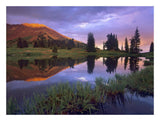 Mount Baldy At Sunset Reflected In Lake Along Paradise Divide, Colorado-Paper Art-26,,X20,,