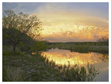 Storm Clouds Over South Llano River, South Llano River State Park, Texas-Paper Art-50,,X38,,