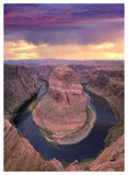 Storm Clouds Over The Colorado River At Horseshoe Bend Near Page, Arizona-Paper Art-38,,X50,,