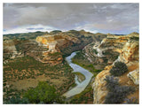 Yampa River Flowing Through Canyons, Dinosaur National Monument, Colorado-Paper Art-50,,X38,,
