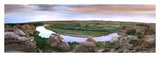 A Bend In The Milk River, Writing-On-Stone Provincial Park, Alberta, Canada-Paper Art-38,,X14,,
