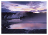 Steaming Hot Springs, Midway Geyser Basin, Yellowstone National Park, Wyoming-Paper Art-18,,X14,,