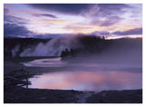 Steaming Hot Springs, Midway Geyser Basin, Yellowstone National Park, Wyoming-Paper Art-42,,X32,,